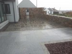 Paving on a pathway by GM Hard Landscapes, Donegal, Ireland